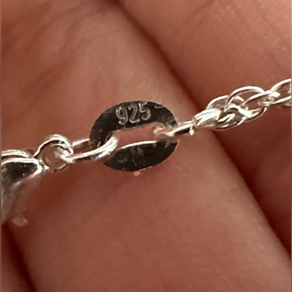 ✨Chanel stamped sterling silver necklace✨ - Picture 3 of 3